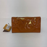 Patricia Nash Handcrafted Leather Wallet with Floral Design