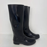 Black Rubber Rain Boots