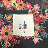 Cabi Floral Print Chiffon Top