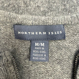 Northern Isles Embroidered Zip-Up Sweater