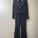 CABI Black Flared Pants Suit