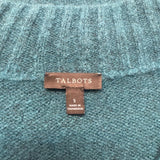 Talbots Women's Teal V-Neck Sweater