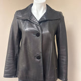 Ellen Tracy Black Leather Jacket