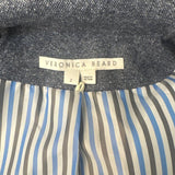 VERONICA BEARD Women's Gray Blazer SZ S