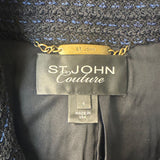 ST. JOHN COUTURE Women's Navy Blue Jacket